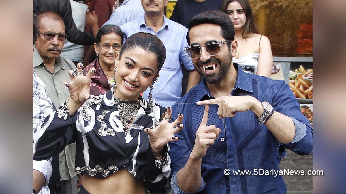 Rashmika Mandanna, Bollywood, Entertainment, Mumbai, Actor, Actress, Cinema, Hindi Films, Movie, Mumbai News, Heroine, Ayushmann Khurrana, Thamma