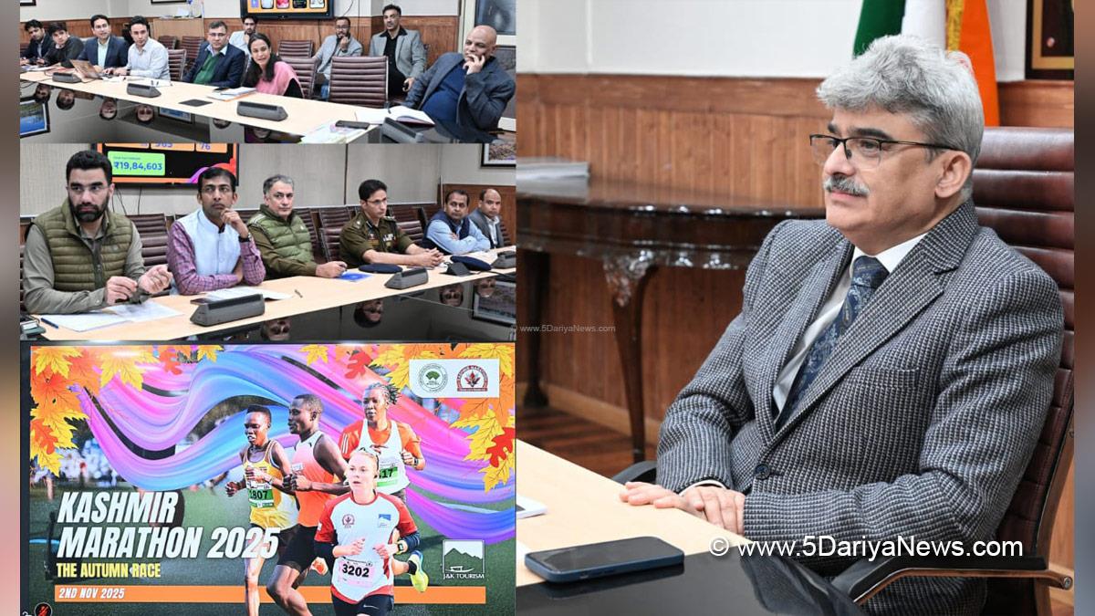 Atal Dulloo, Kashmir, Jammu And Kashmir, Jammu, Chief Secretary Kashmir, Anshul Garg, Divisional Commissioner Kashmir, Dr Syed Abid Rasheed, Dr Syed Abid Rasheed Shah, Kashmir Marathon