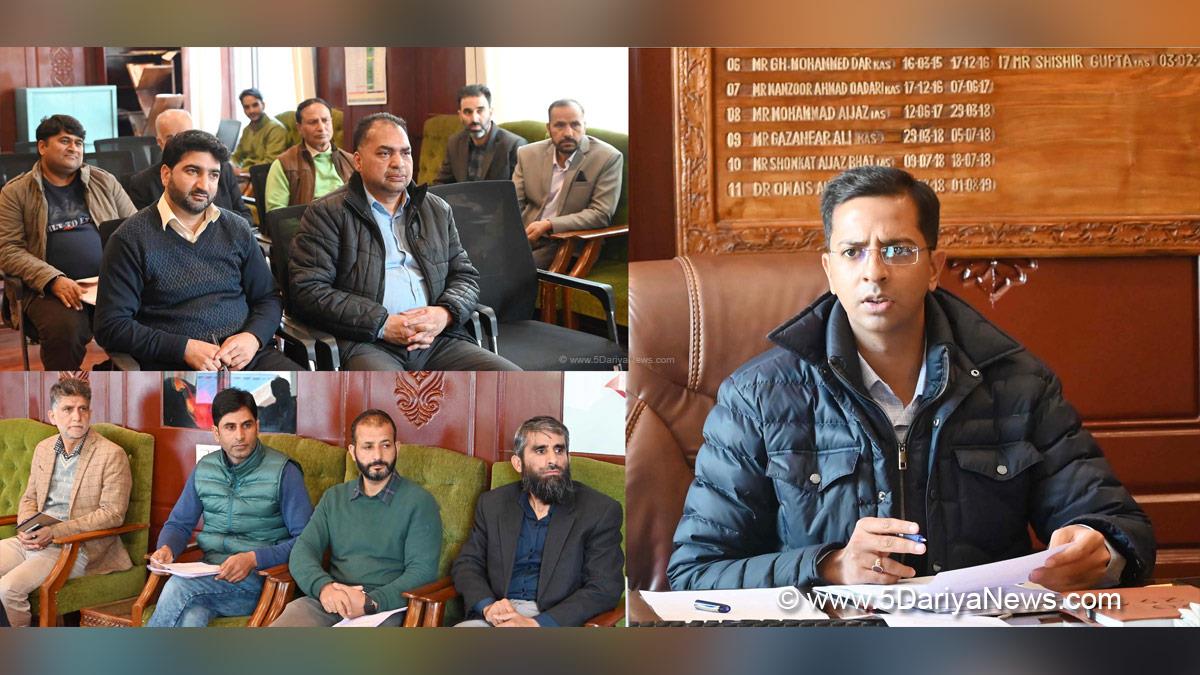 Shishir Gupta, Shopian, DC Shopian, Deputy Commissioner Shopian, Kashmir, Jammu And Kashmir, Jammu, District Administration Shopian, Holistic Agriculture Development Programme, HADP, Jammu and Kashmir Comprehensive Investment Plan, JKCIP