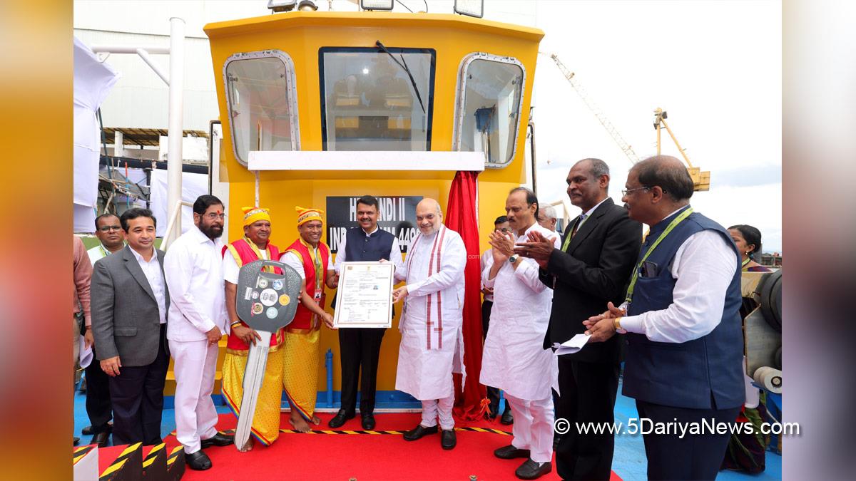 Amit Shah, Union Home Minister, BJP, Bharatiya Janata Party, Minister of Cooperation, Devendra Fadnavis, Eknath Shinde, Deep Sea Fishing Vessels, Pradhan Mantri Matsya Sampada Yojana