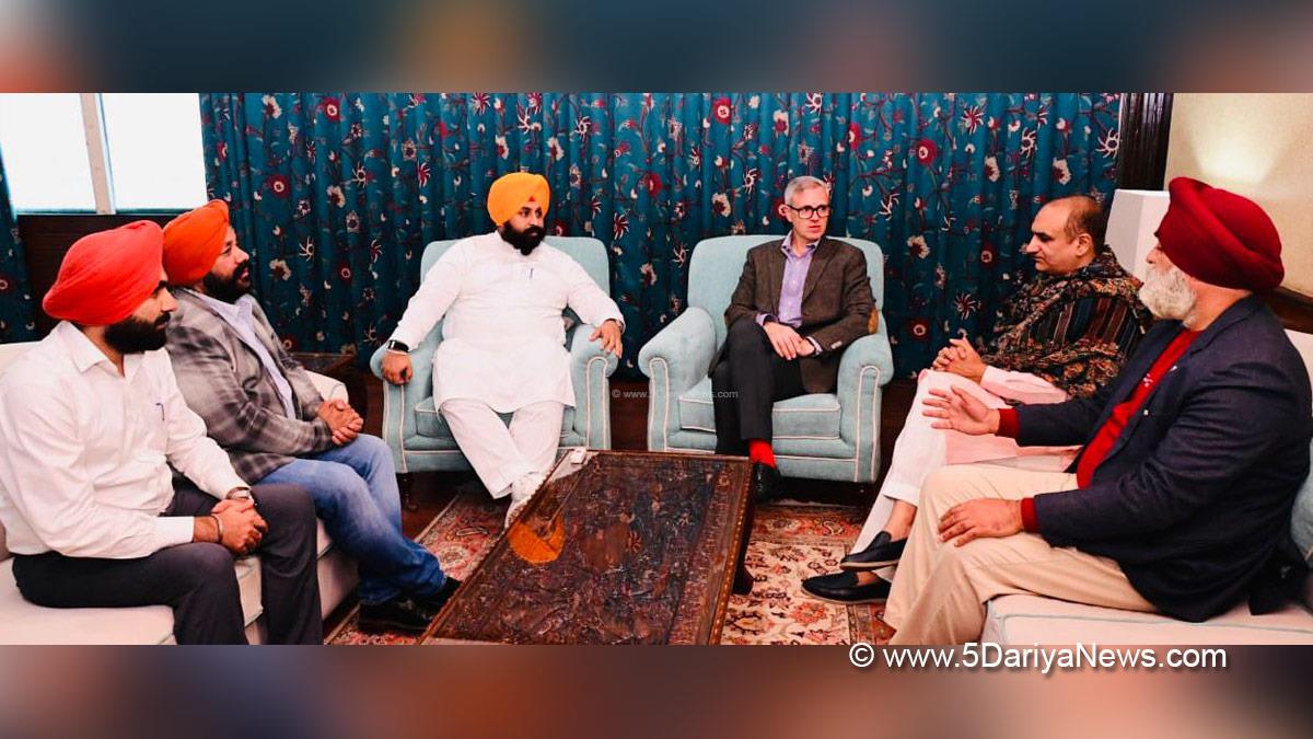 Harjot Singh Bains, AAP, Aam Aadmi Party, Aam Aadmi Party Punjab, AAP Punjab, Government of Punjab, Punjab Government, Omar Abdullah 