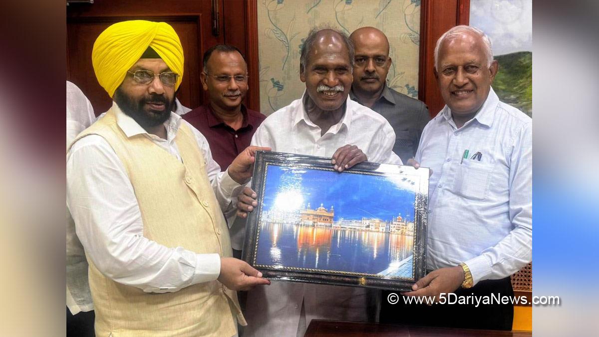 Harbhajan Singh ETO, AAP, Aam Aadmi Party, Aam Aadmi Party Punjab, AAP Punjab, Government of Punjab, Punjab Government, Barinder Kumar Goel, N Rangaswamy, All India NR Congress, Chief Minister of Puducherry