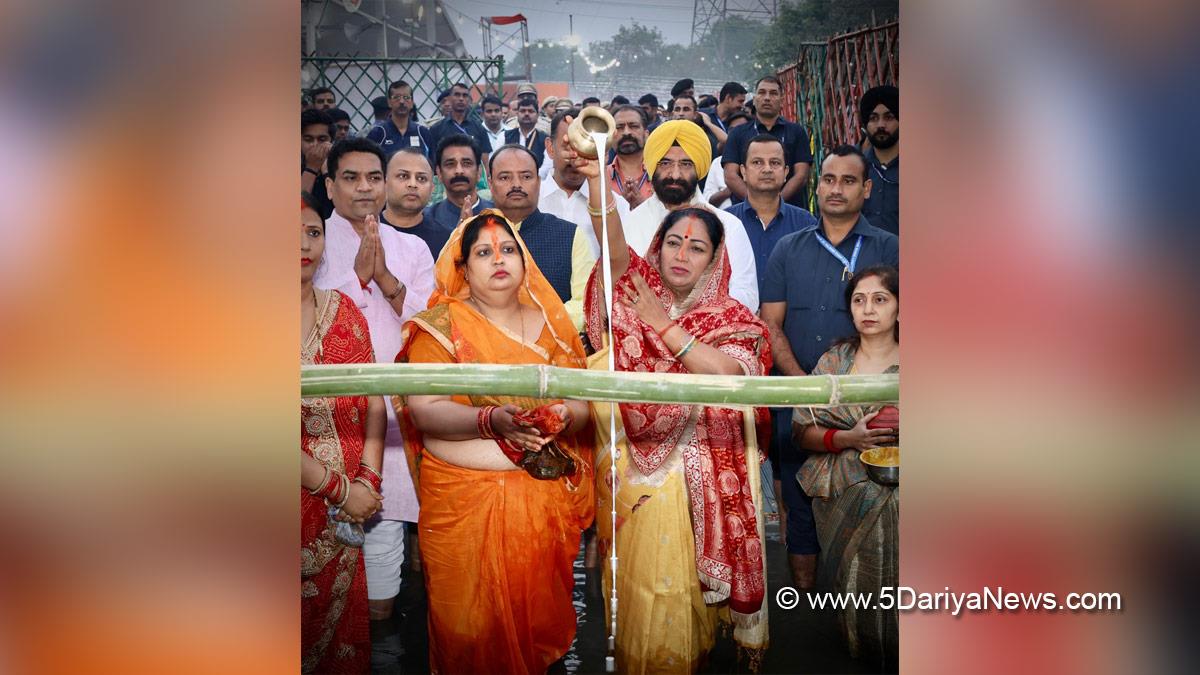 Rekha Gupta, Bharatiya Janata Party, BJP, BJP Delhi, Chief Minister of Delhi, Delhi CM, Manjinder Singh Sirsa, Chhath Puja