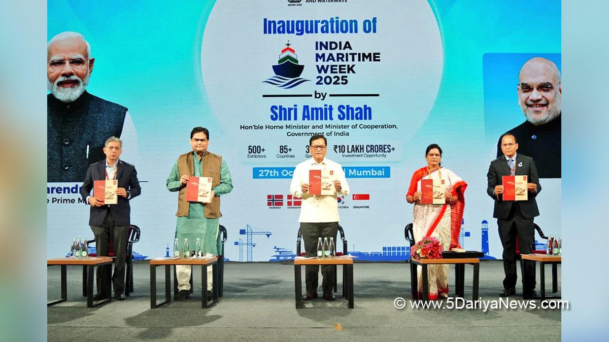 Sarbananda Sonowal, BJP, Bharatiya Janata Party, Union Minister of Ports Shipping and Waterways, Ministry of Ports Shipping and Waterways, Shantanu Thakur, India Maritime Week 2025