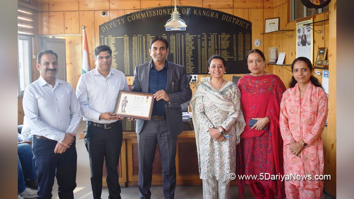 Hemraj Bairwa, Himachal Admin, Deputy Commissioner Kangra, Himachal Pradesh, DC Kangra