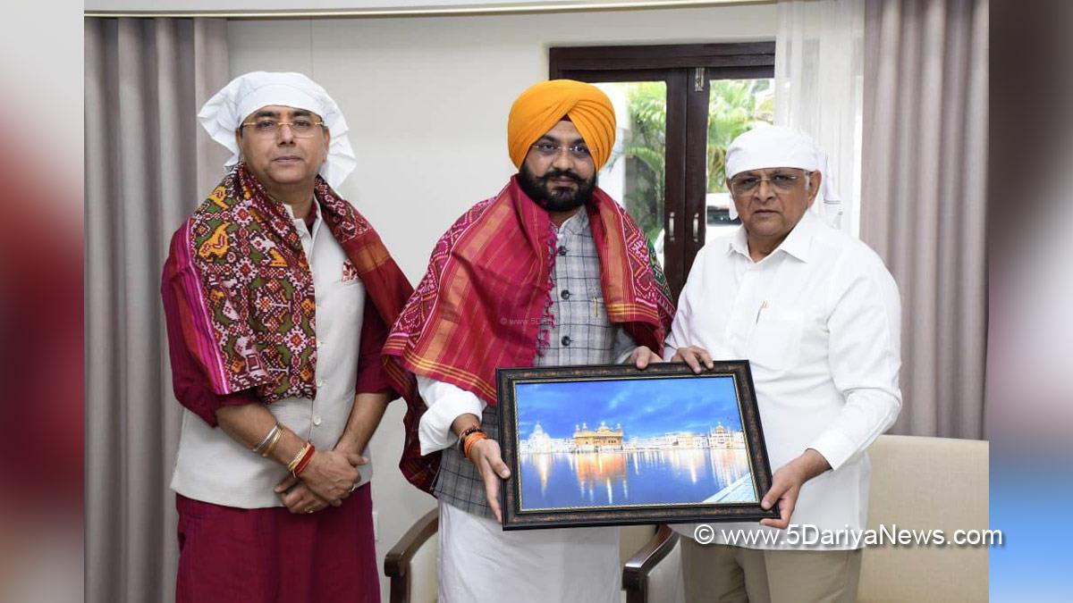 Aman Arora, AAP, Aam Aadmi Party, AAP Punjab, Aam Aadmi Party Punjab,Government of Punjab, Punjab Government, Tarunpreet Singh Sond, Bhupendra Patel, Bhupendrabhai Rajnikantbhai Patel, Chief Minister of Gujarat, BJP, Bharatiya Janata Party, Gandhinagar, Gujarat