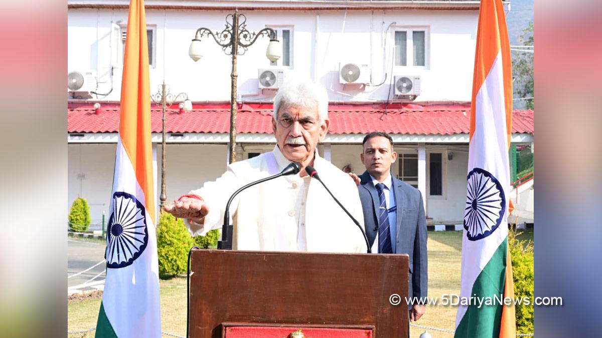 Manoj Sinha, Lieutenant Governor JK, Raj Bhavan, Jammu, Srinagar, Kashmir, Jammu And Kashmir, Rashtriya Ekta Diwas, Sardar Vallabhbhai Patel
