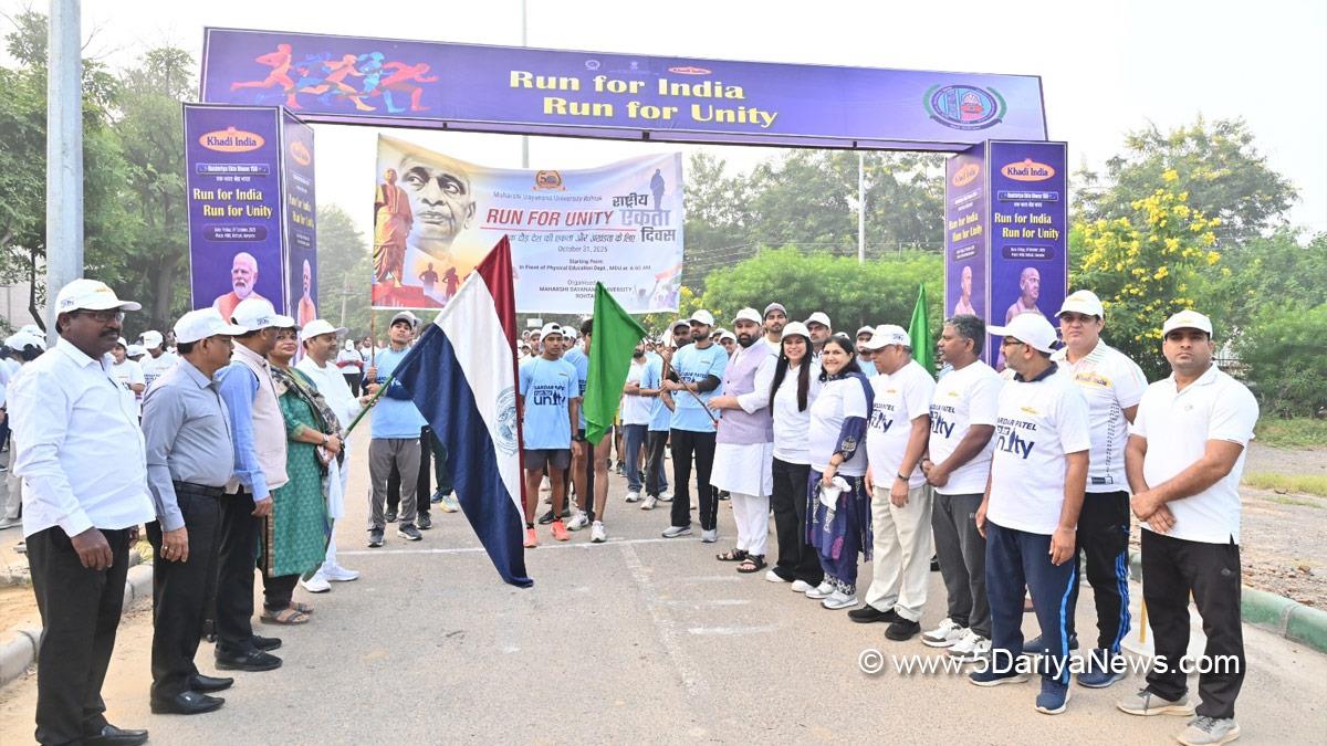 Khadi and Village Industries Commission, Sardar Vallabhbhai Patel, Run for Unity, Maharshi Dayanand University Rohtak 