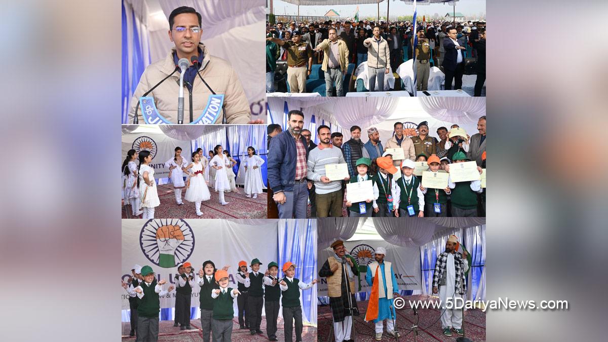 Shishir Gupta, Shopian, DC Shopian, Deputy Commissioner Shopian, Kashmir, Jammu And Kashmir, Jammu, District Administration Shopian, Rashtriya Ekta Diwas, Sardar Vallabhbhai Patel, National Unity Day