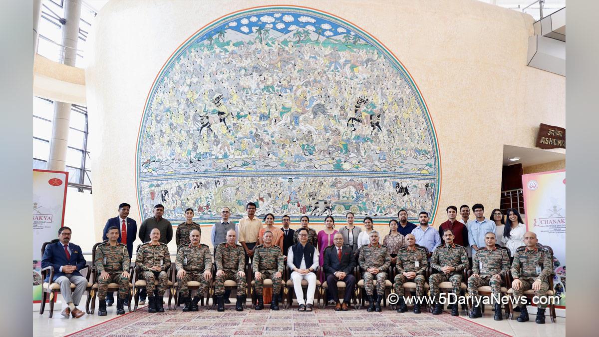 Kiren Rijiju, BJP, Bharatiya Janata Party, Union Minister of Parliamentary Affairs and Minority Affairs, Military, Indian Army, General Upendra Dwivedi, Chief of the Army Staff, Centre for Land Warfare Studies, CLAWS, Young Leaders Forum, YLF
