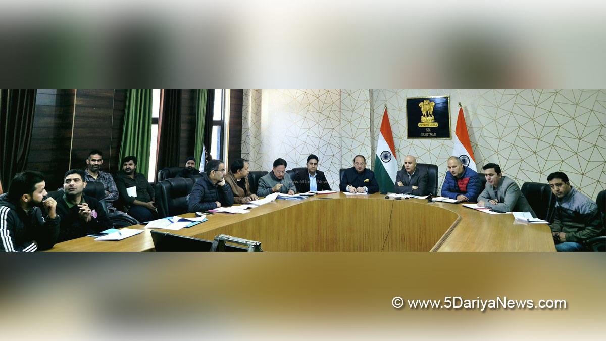 Pankaj Kumar Sharma, Kishtwar, DC Kishtwar, Deputy Commissioner Kishtwar, Kashmir, Jammu And Kashmir, Jammu, District Administration Kishtwar, Pradhan Mantri Gram Sadak Yojana, PMGSY