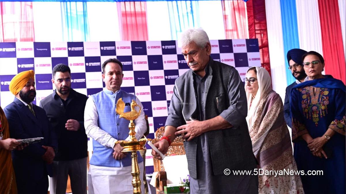 Manoj Sinha, Lieutenant Governor JK, Raj Bhavan, Jammu, Srinagar, Kashmir, Jammu And Kashmir, Sunil Sharma, Dr Syed Abid Rasheed, Dr Syed Abid Rasheed Shah