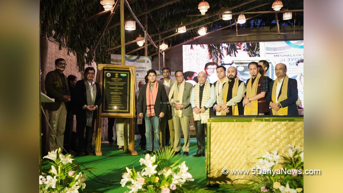 Jyotiraditya Scindia, Jyotiraditya Madhavrao Scindia, BJP, Bharatiya Janata Party, Conrad Kongkal Sangma, Conrad Sangma, Chief Minister of Meghalaya, Meghalaya, National Peoples Party