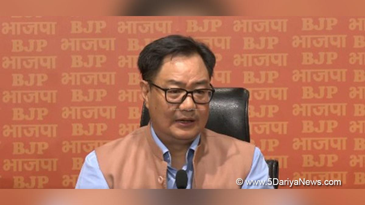 Kiren Rijiju, BJP, Bharatiya Janata Party, Union Minister of Parliamentary Affairs and Minority Affairs