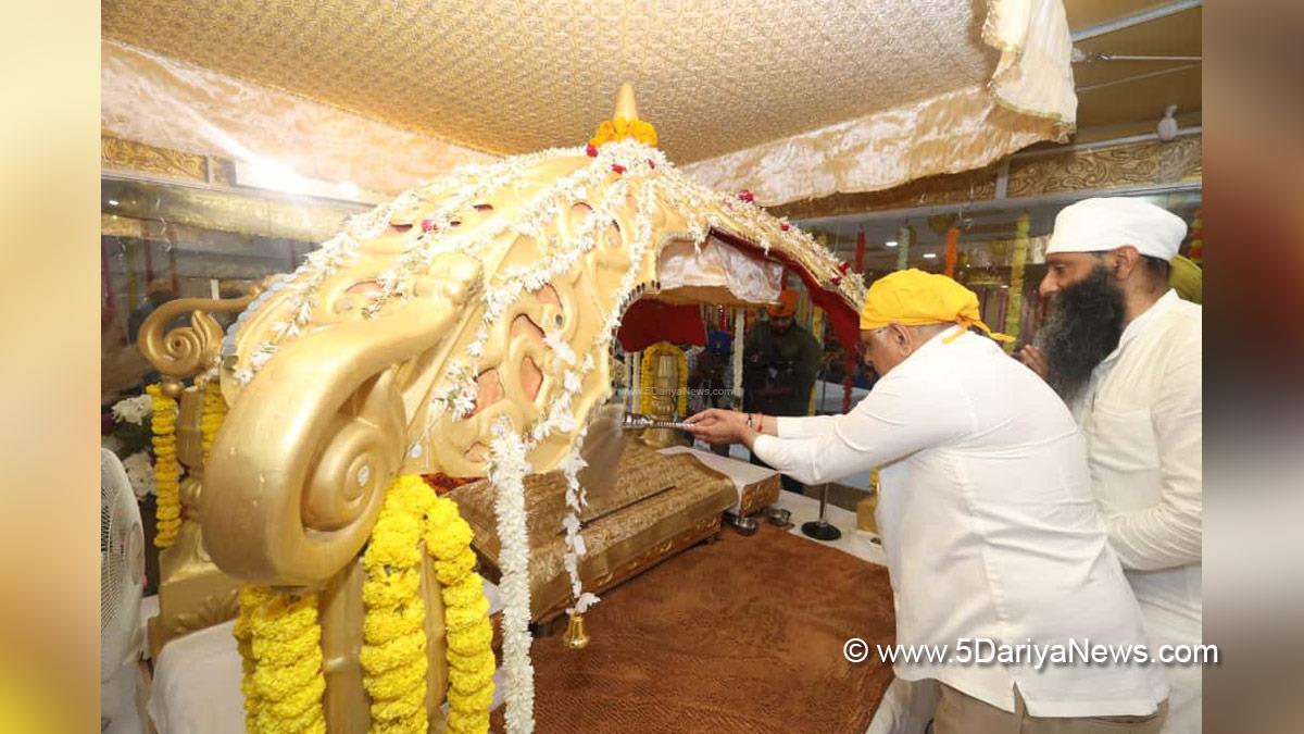 Bhupendra Patel, Bhupendrabhai Rajnikantbhai Patel, Chief Minister of Gujarat, BJP, Bharatiya Janata Party, Gandhinagar, Gujarat, Guru Nanak Dev Ji, Guru Nanak Jayanti