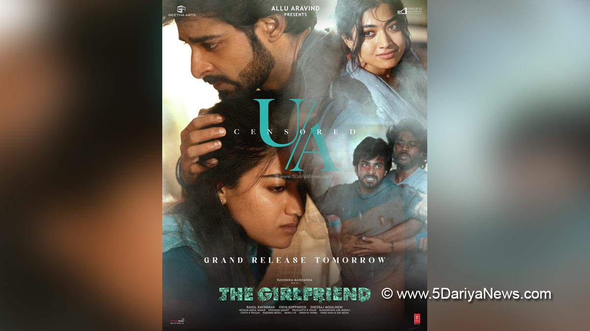 Rashmika Mandanna, Tollywood, Entertainment, Actress, Cinema, Movie, The Girlfriend, Central Board of Film Certification, CBFC