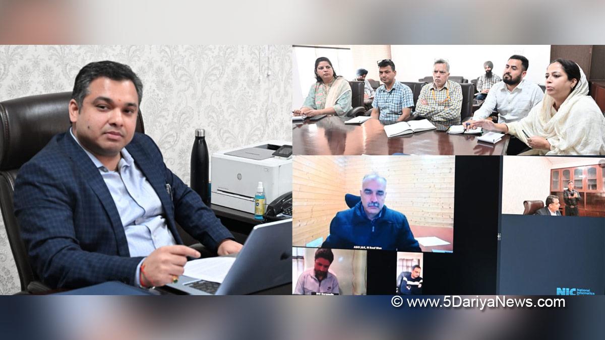 Dr Piyush Singla, Piyush Singla, Secretary ITD, Kashmir, Jammu And Kashmir, Jammu