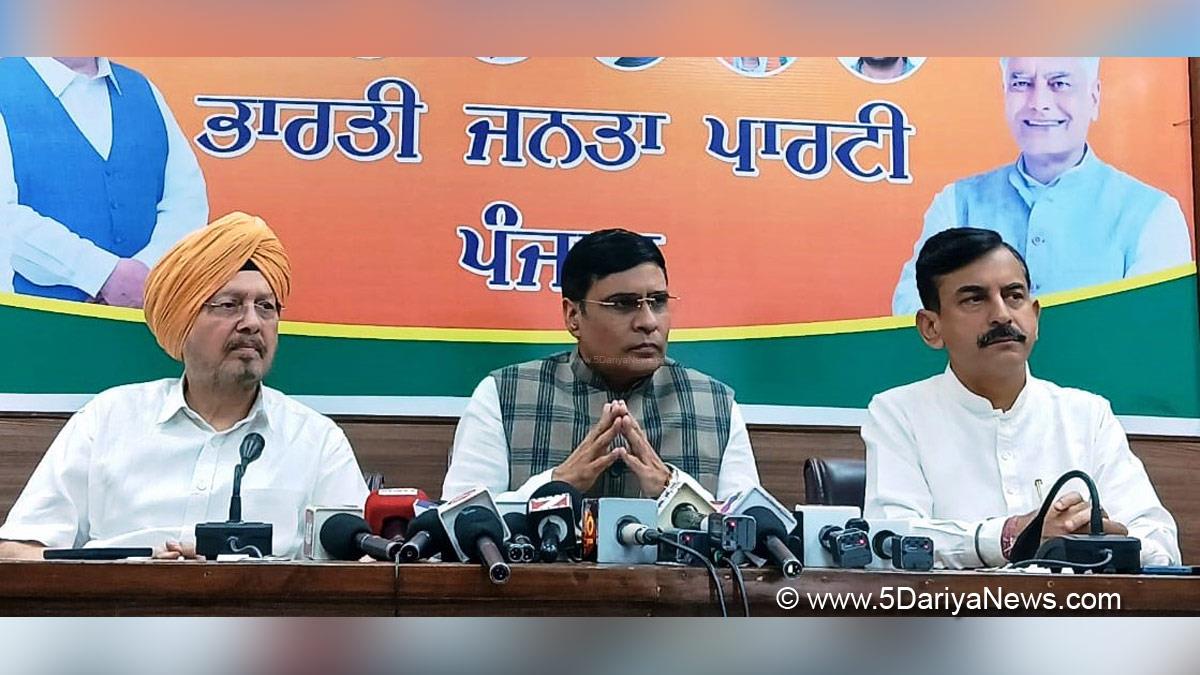 Vineet Joshi, Bharatiya Janata Party, BJP, BJP Punjab, Dr Subhash Sharma, SS Channy
