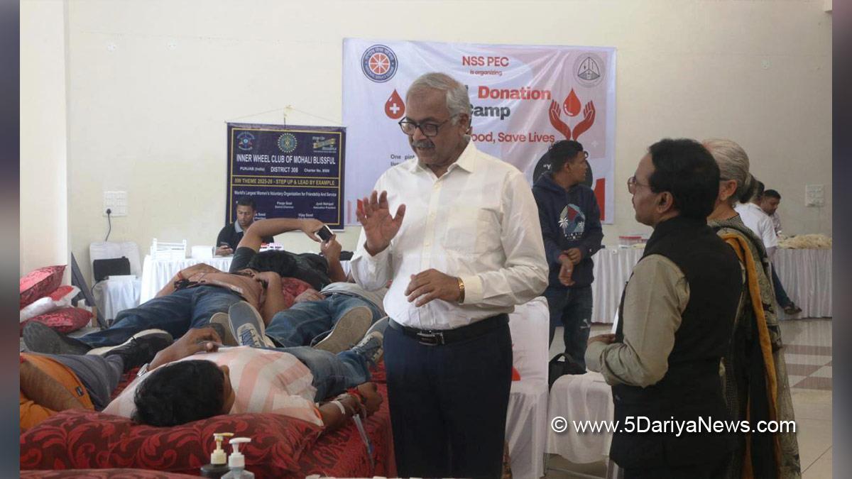 Punjab Engineering College, Punjab Engineering College Chandigarh, PEC Chandigarh, Blood Donation Camp 