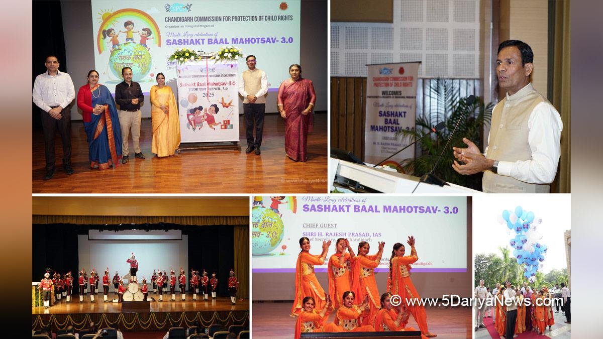 H Rajesh Prasad, Chief Secretary Chandigarh, Chandigarh Commission for Protection of Child Rights, CCPCR