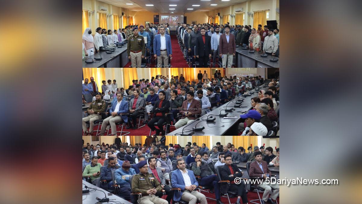 Mohammad Alyas Khan, Ramban, Deputy Commissioner Ramban, Kashmir, Jammu And Kashmir, Jammu, District Administration Ramban, Vande Mataram