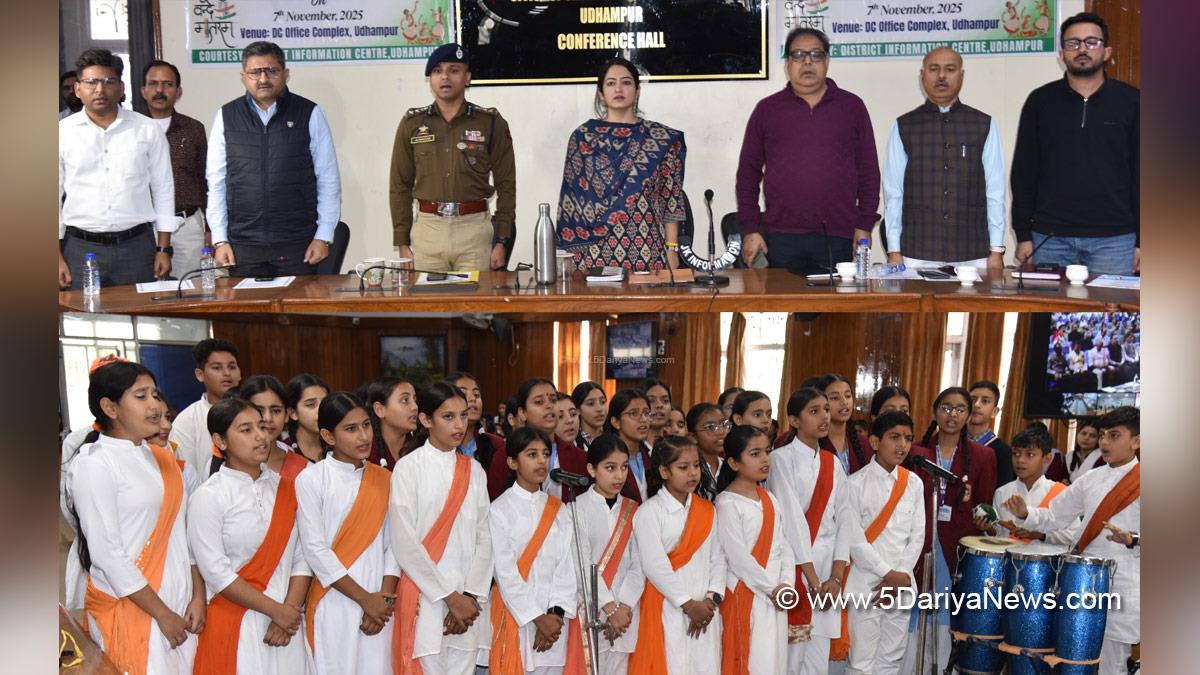 Saloni Rai, Udhampur, DC Udhampur, Deputy Commissioner Udhampur, Kashmir, Jammu And Kashmir, Jammu, District Administration Udhampur, Vande Mataram