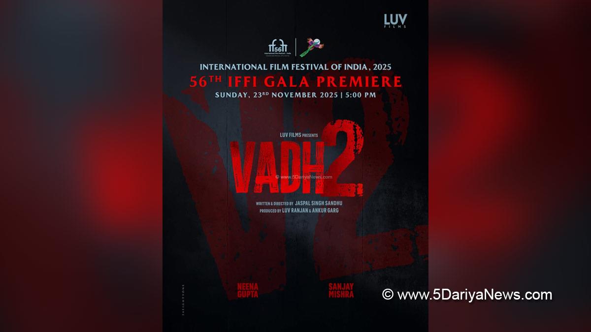 Bollywood, Entertainment, Mumbai, Actor, Actress, Cinema, Hindi Films, Movie, Mumbai News, Vadh 2, International Film Festival of India 2025, 56th International Film Festival of India 2025