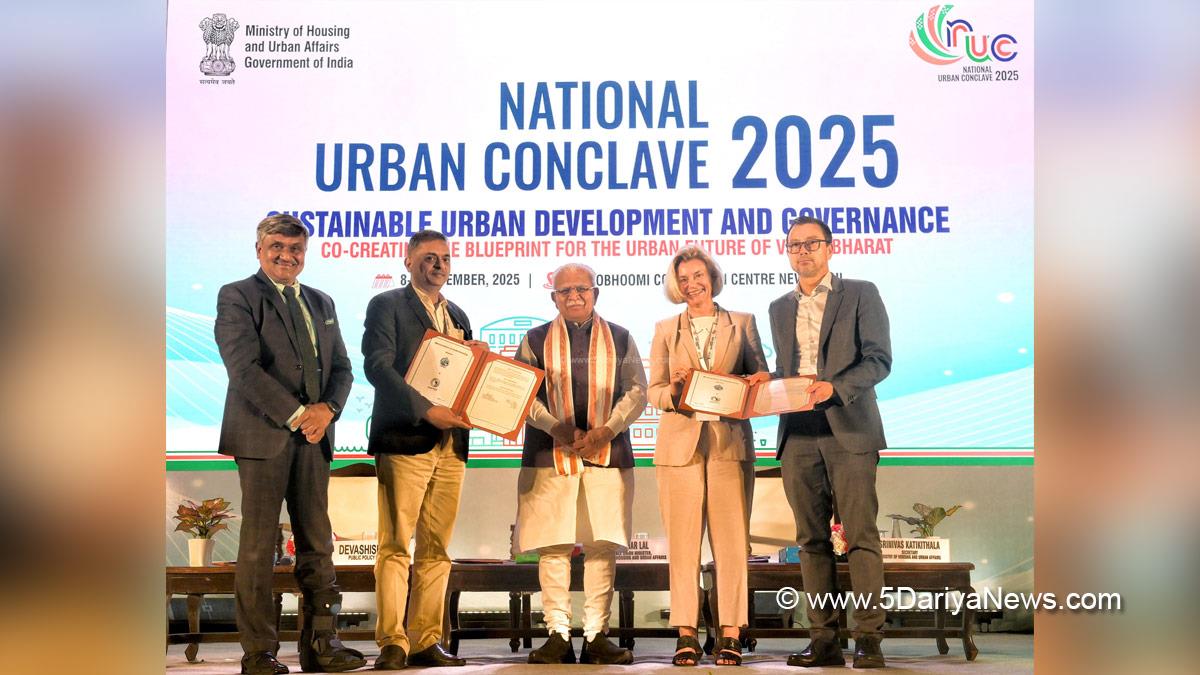 Manohar Lal Khattar, Union Minister of Power and Minister of Housing and Urban Affairs, Ministry of Power and Minister of Housing and Urban Affairs, BJP, Bharatiya Janata Party, National Urban Conclave 2025