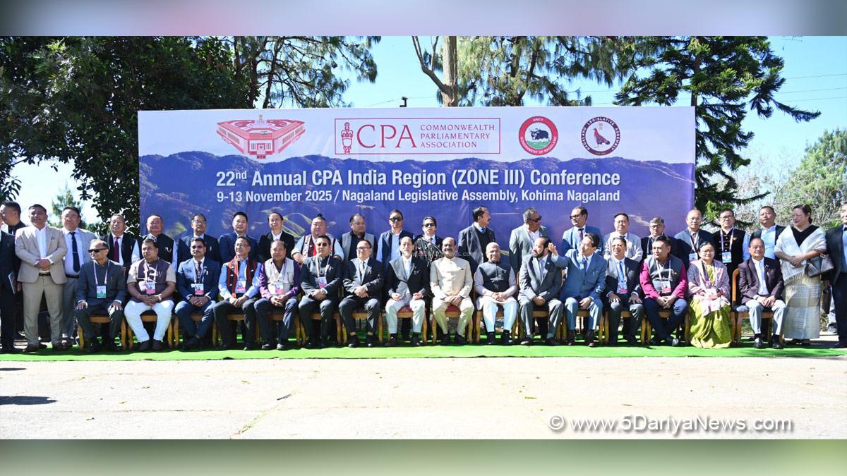 Om Birla, BJP, Bharatiya Janata Party, Lok Sabha Speaker, Neiphiu Rio, Chief Minister of Nagaland, Nagaland, Kohima, Nationalist Democratic Progressive Party, Commonwealth Parliamentary Association, CPA, 22nd CPA Conference
