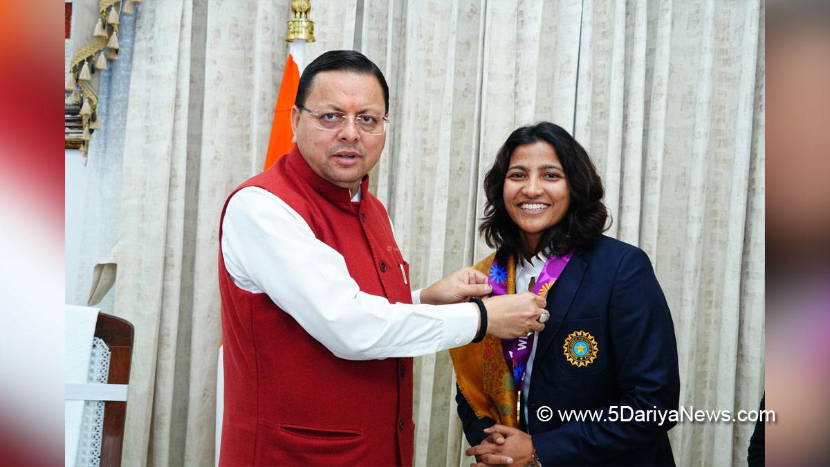 Pushkar Singh Dhami, Chief Minister of Uttarakhand, Bharatiya Janata Party, BJP, BJP Uttarakhand, Uttarakhand, Dehradun, Uttarakhand News, Dehradun News, Sneh Rana