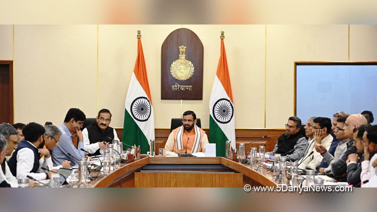 Nayab Singh Saini, Haryana, Bharatiya Janata Party, BJP, Haryana Chief Minister, Chief Minister of Haryana, BJP Haryana, Anurag Rastogi, Rajesh Khullar, Dr Saket Kumar, Anurag Aggarwal, Sudhir Rajpal   