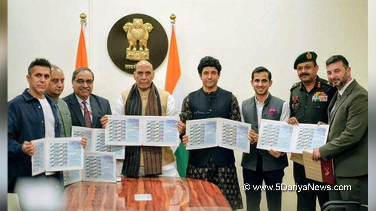 Rajnath Singh, Union Defence Minister, Defence Minister of India, BJP, Bharatiya Janata Party, Bollywood, Farhan Akhtar, 120 Bahadur, My Stamp