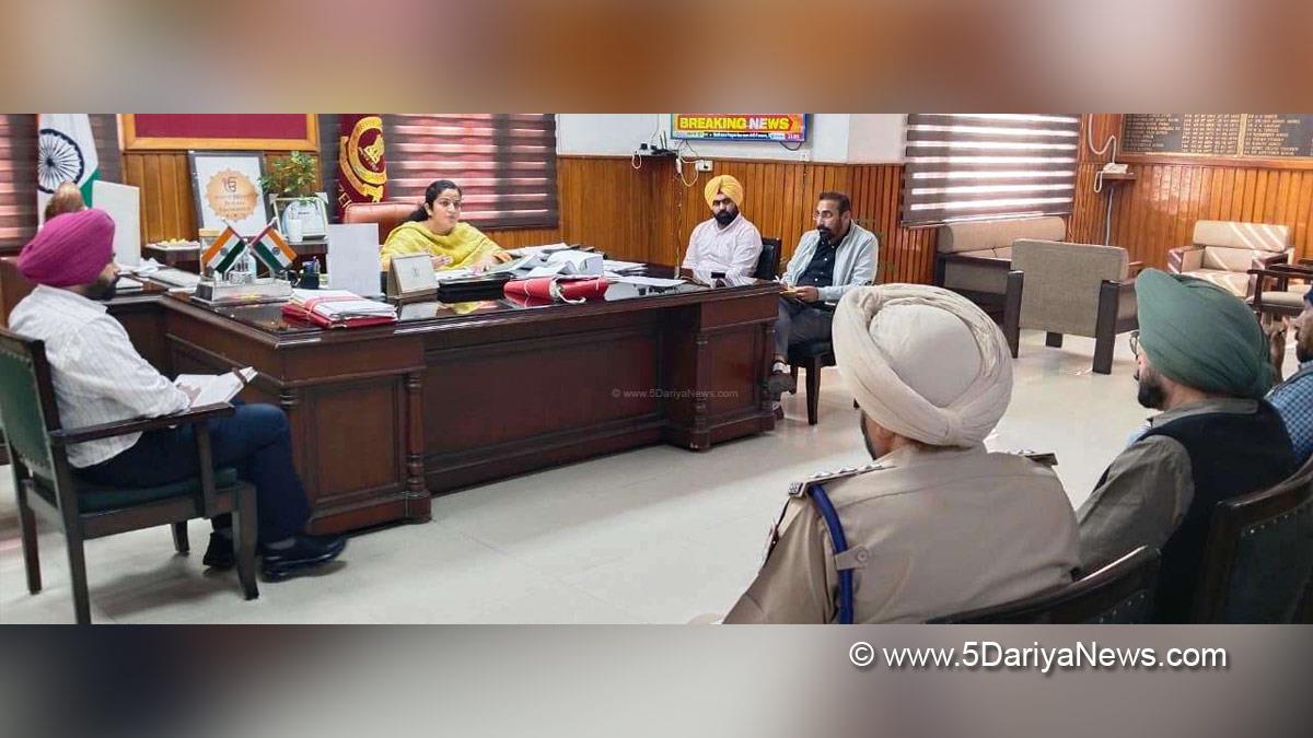 Deepshikha Sharma, DC Ferozepur, Deputy Commissioner Ferozepur, Ferozepur