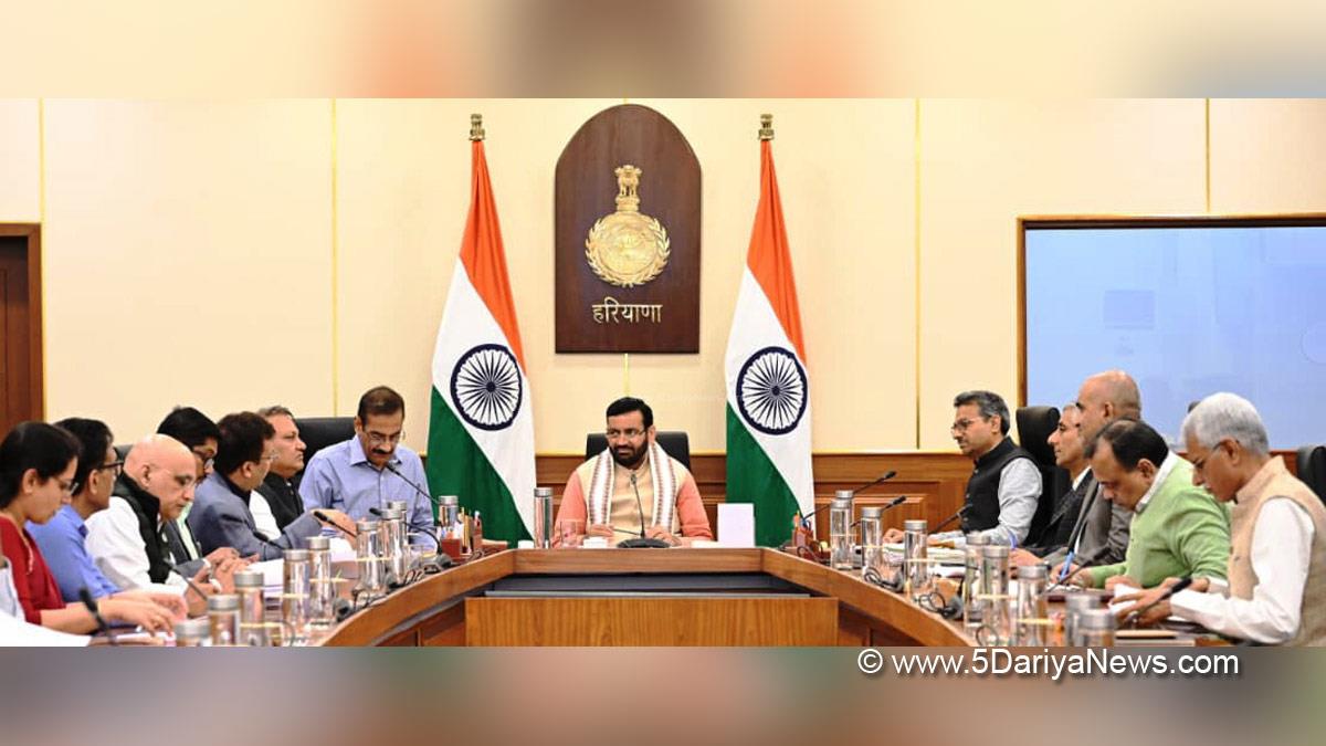 Nayab Singh Saini, Haryana, Bharatiya Janata Party, BJP, Haryana Chief Minister, Chief Minister of Haryana, BJP Haryana, Anurag Rastogi, Rajesh Khullar, Sudhir Rajpal, Anurag Agarwal, Pankaj Agarwal, KM Pandurang