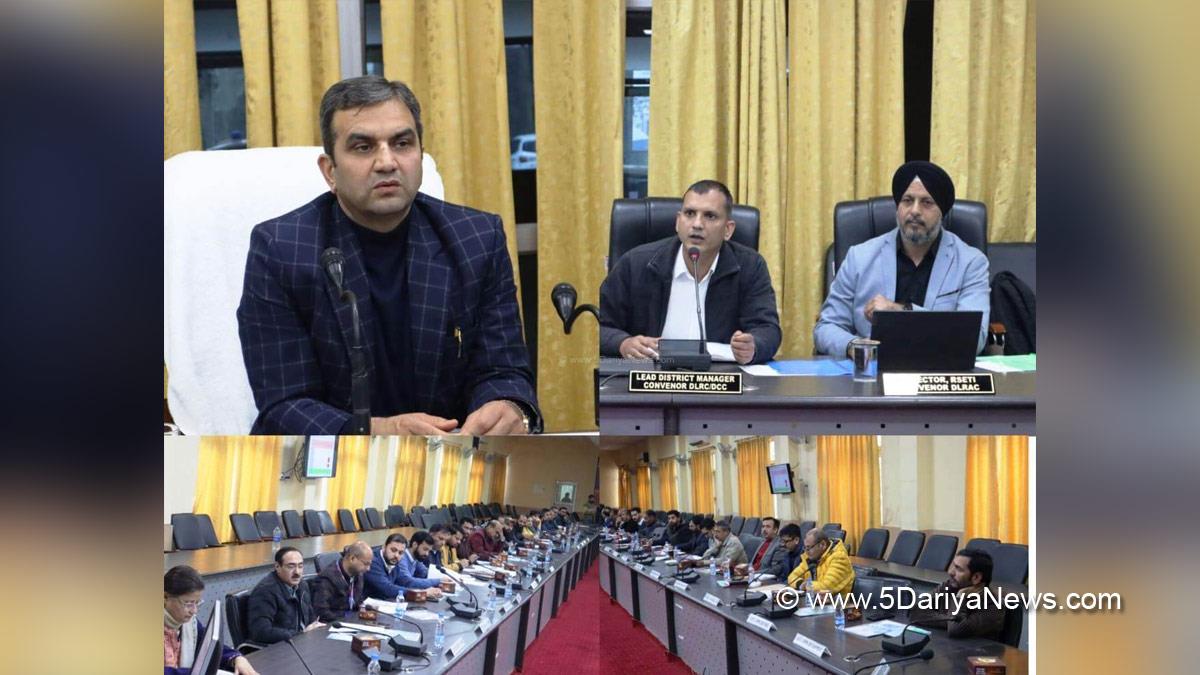 Mohammad Alyas Khan, Ramban, Deputy Commissioner Ramban, Kashmir, Jammu And Kashmir, Jammu, District Administration Ramban, District Level Review Committee, DLRC, District Level RSETI Advisory Committee, DLRAC