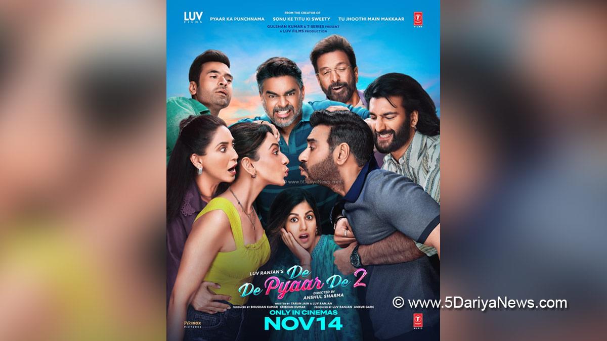 Ajay Devgn, R Madhavan, Rakul Preet Singh, Anshul Sharma, Luv Ranjan, Tarun Jain, Jaaved Jaaferi, Meezaan, Gautami Kapoor, Ishita Dutta, Review, De De Pyaar De 2, De De Pyaar De 2 Movie Review