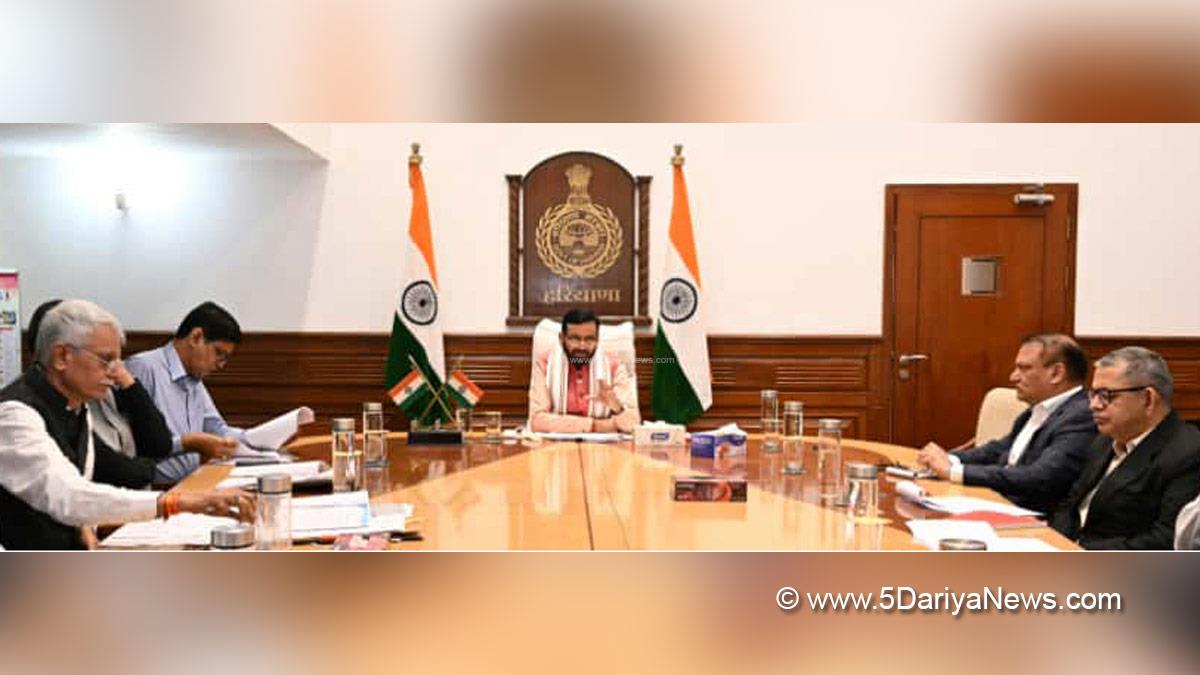 Nayab Singh Saini, Haryana, Bharatiya Janata Party, BJP, Haryana Chief Minister, Chief Minister of Haryana, BJP Haryana, Anurag Rastogi, Chief Secretary Haryana, Dr Saket Kumar
