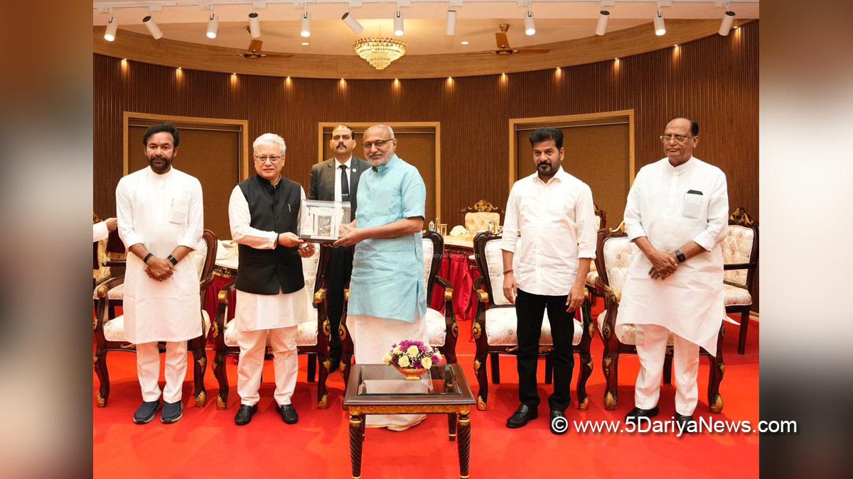 CP Radhakrishnan, Chandrapuram Ponnusami Radhakrishnan, Vice President of India, BJP, Bharatiya Janata Party, Gangapuram Kishan Reddy, G Kishan Reddy, A Revanth Reddy, Anumula Revanth Reddy, Revanth Reddy, Telangana, Chief Minister of Telangana, Indian National Congress, Congress, All India Congress Committee, Ramoji Excellence Awards 2025