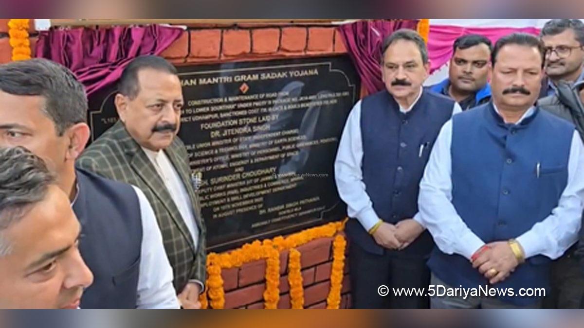 Dr Jitendra Singh, Bharatiya Janata Party, BJP, Union Minister of Earth Sciences