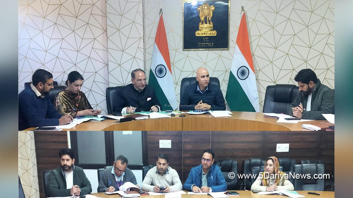 Pankaj Kumar Sharma, Kishtwar, DC Kishtwar, Deputy Commissioner Kishtwar, Kashmir, Jammu And Kashmir, Jammu, District Administration Kishtwar, District Level Implementation Committee, DLIC, Mission YUVA