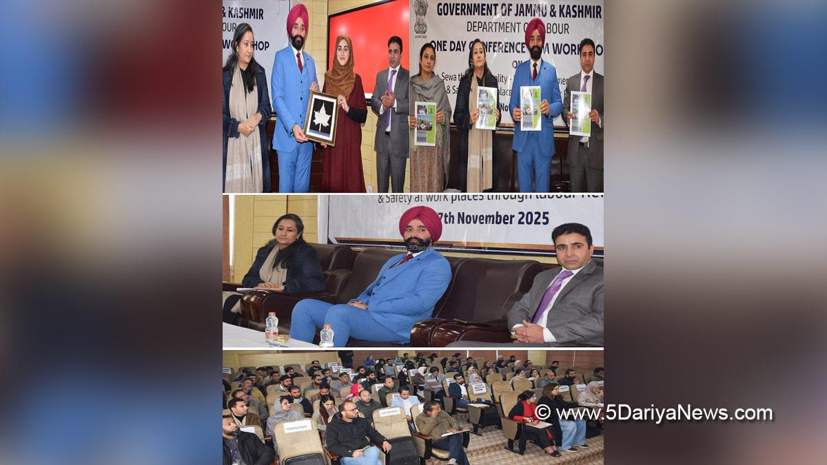 Charandeep Singh, Labour Commissioner JK, Kashmir, Jammu And Kashmir, Jammu, Srinagar