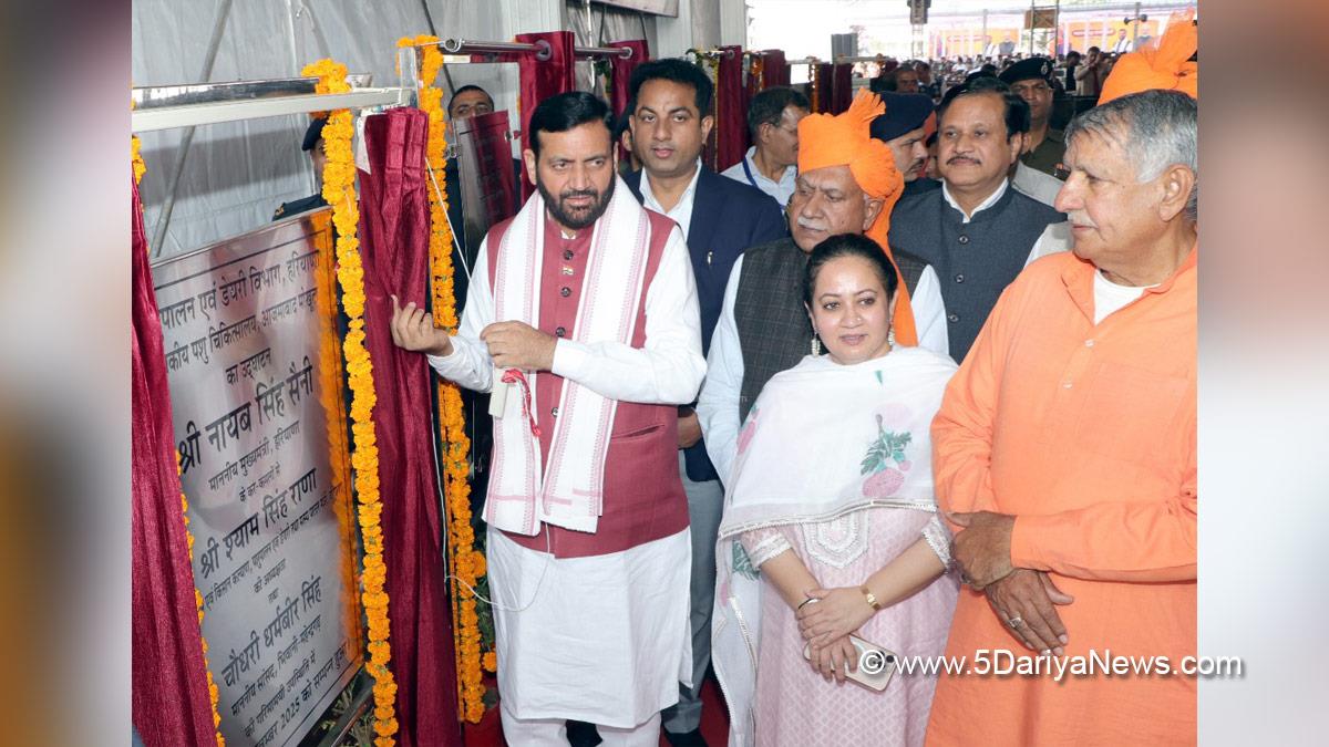 Nayab Singh Saini, Haryana, Bharatiya Janata Party, BJP, Haryana Chief Minister, Chief Minister of Haryana, BJP Haryana, Mahipal Dhanda, Ranbir Gangwa, Mohan Lal Badoli, Arti Singh Rao