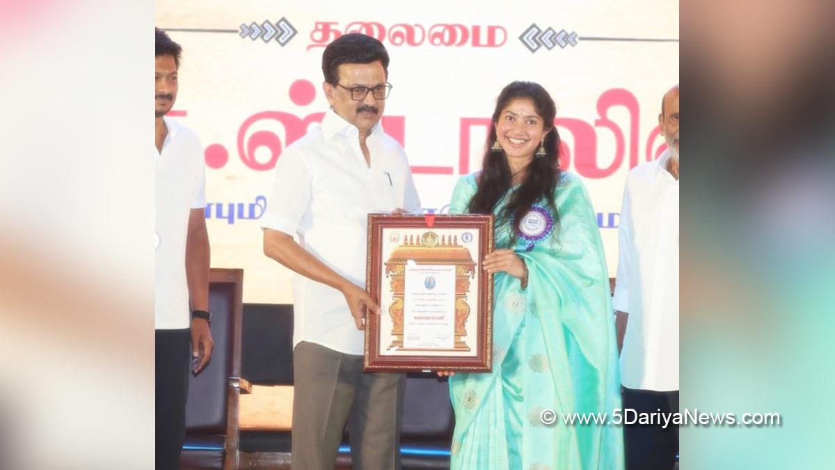 MK Stalin, Muthuvel Karunanidhi Stalin, Tamil Nadu Chief Minister, Chief Minister of Tamil Nadu, Chennai, Tamil Nadu, Sai Pallavi, Tollywood