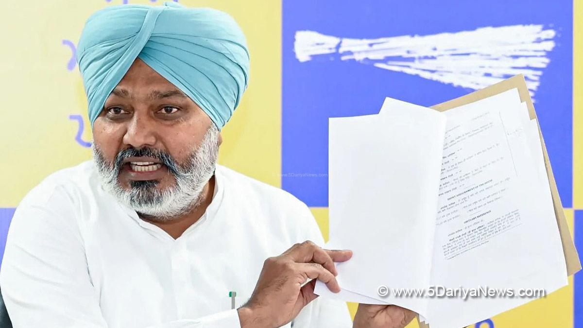 Harpal Singh Cheema, Advocate Harpal Singh Cheema, AAP, Aam Aadmi Party, Aam Aadmi Party Punjab, AAP Punjab, Government of Punjab, Punjab Government
