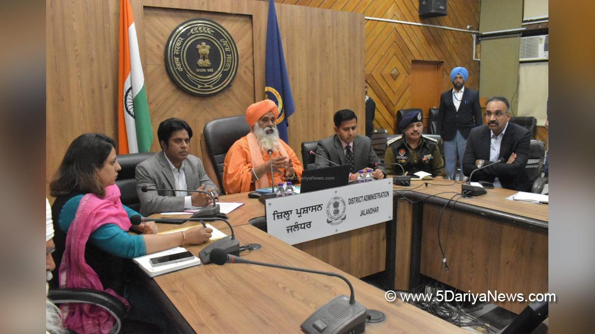 Sant Balbir Singh Seechewal, AAP, Aam Aadmi Party, Aam Aadmi Party Punjab, AAP Punjab, Himanshu Aggarwal, Dr Himanshu Aggarwal, DC Jalandhar, Jalandhar, Deputy Commissioner Jalandhar, Sandeep Rishi
