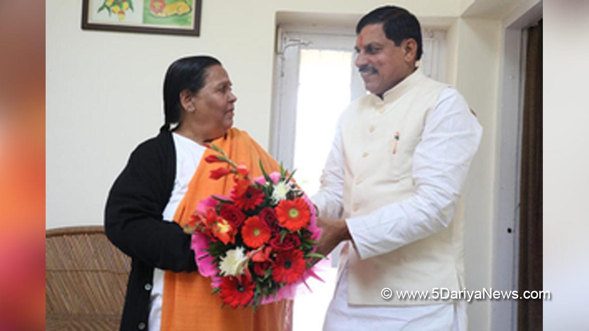 Dr Mohan Yadav, Bharatiya Janata Party, BJP, Chief Minister of Madhya Pradesh, Bhopal, Madhya Pradesh, Uma Bharti