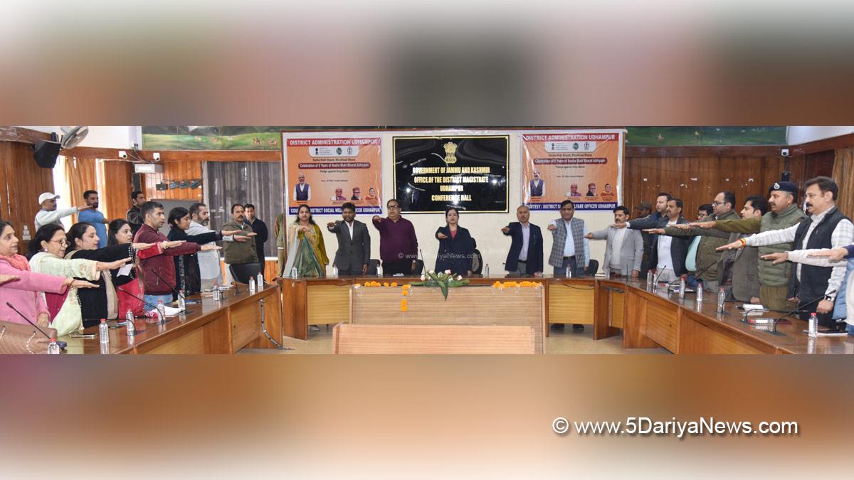 Saloni Rai, Udhampur, DC Udhampur, Deputy Commissioner Udhampur, Kashmir, Jammu And Kashmir, Jammu, District Administration Udhampur, Nasha Mukti Bharat Abhiyan, NMBA