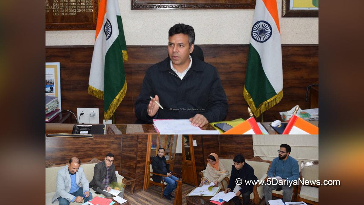 Dr Bilal Mohi Ud Din Bhat, Budgam, Deputy Commissioner Budgam, DC Budgam, Kashmir, Jammu And Kashmir, Jammu, District Administration Budgam, District Level Implementation and Monitoring Committee, DLIMC