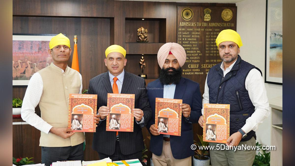 Book, H Rajesh Prasad, Chief Secretary, Chief Secretary Chandigarh, UT Chandigarh, Harpreet Sandhu, State Information Commissioner, Chandigarh