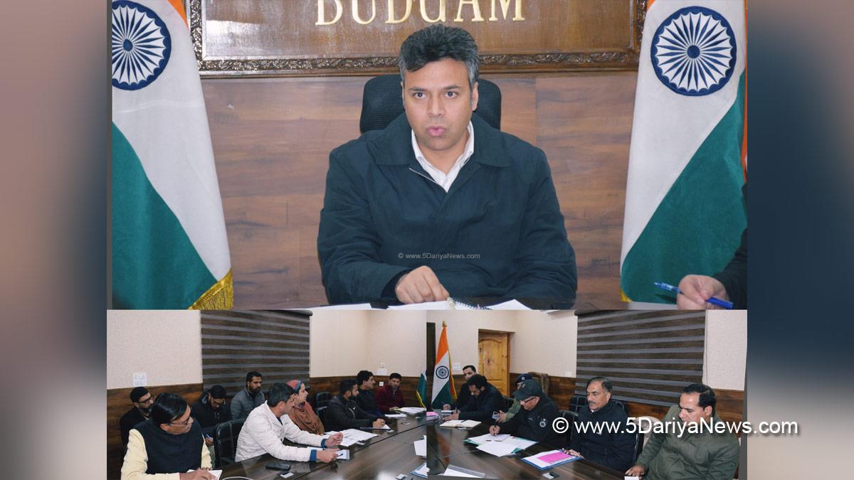 Dr Bilal Mohi Ud Din Bhat, Budgam, Deputy Commissioner Budgam, DC Budgam, Kashmir, Jammu And Kashmir, Jammu, District Administration Budgam, District Road Safety Committee